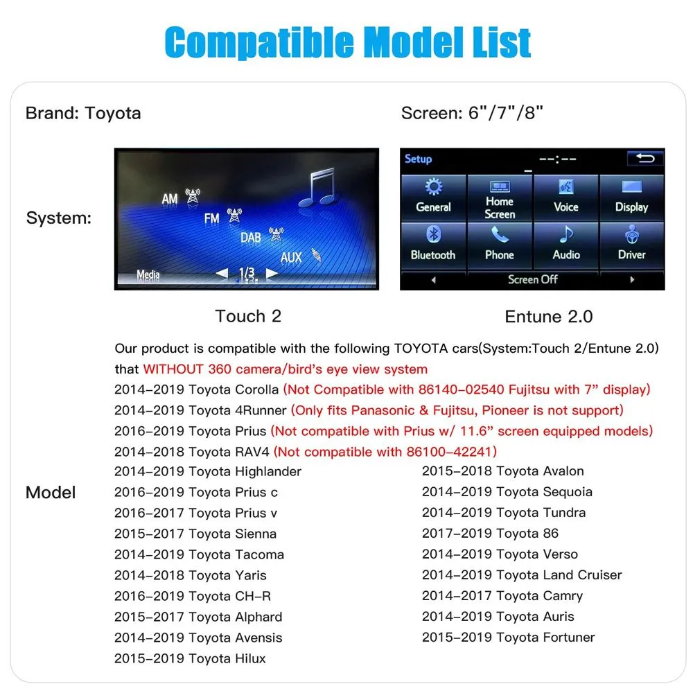 Toyota_touch2_entune2_Carplay_Android_auto_interface_compatibility