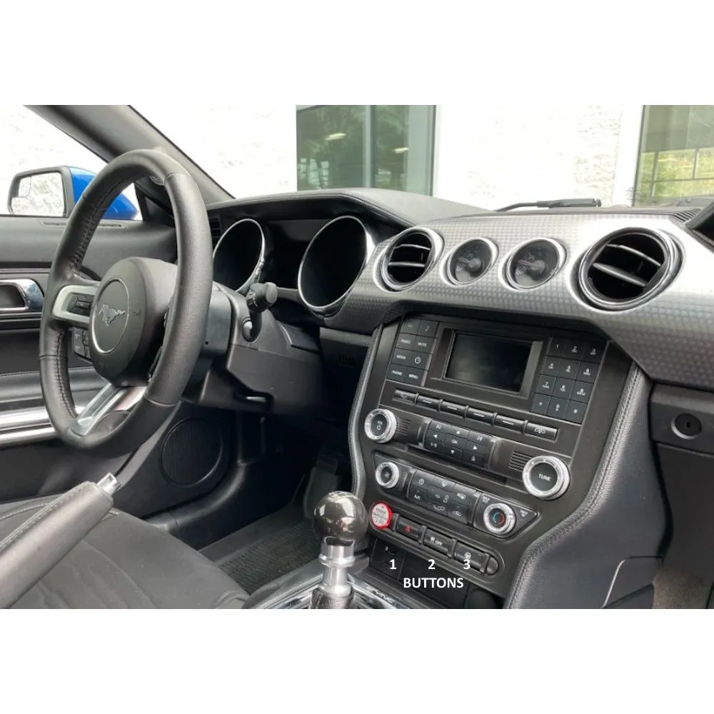 FORD MUSTANG 2015-2020 DASHBOARD DIGITALIQ 166 3BUTTON