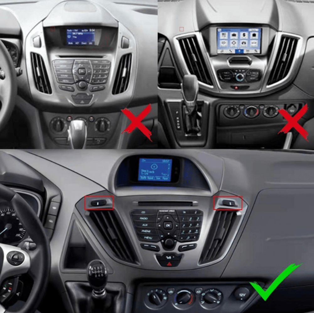 FORD TRANSIT CUSTOM TOURNEO CUSTOM 2013-2019 DASHBOARD DIGITALIQ 177(2)