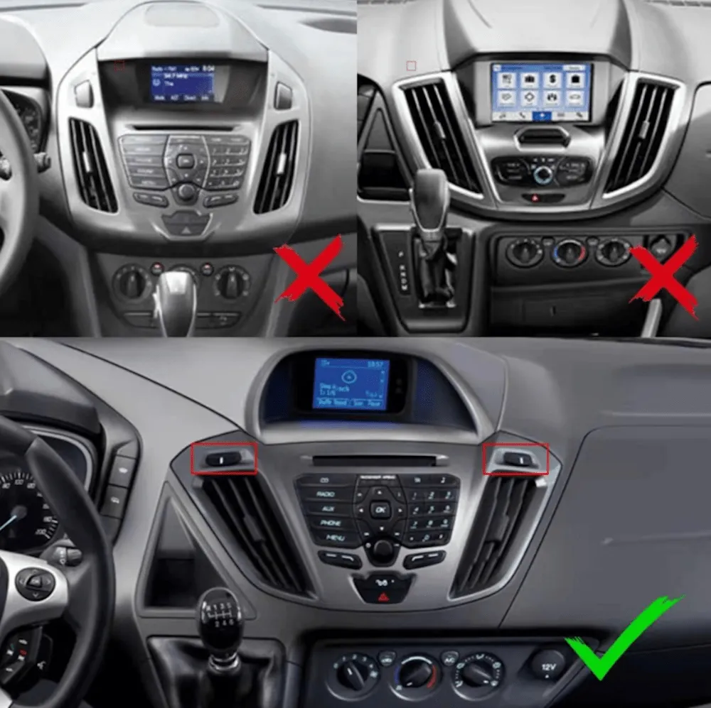 FORD TRANSIT CUSTOM TOURNEO CUSTOM 2013-2019 DASHBOARD DIGITALIQ 177(2)