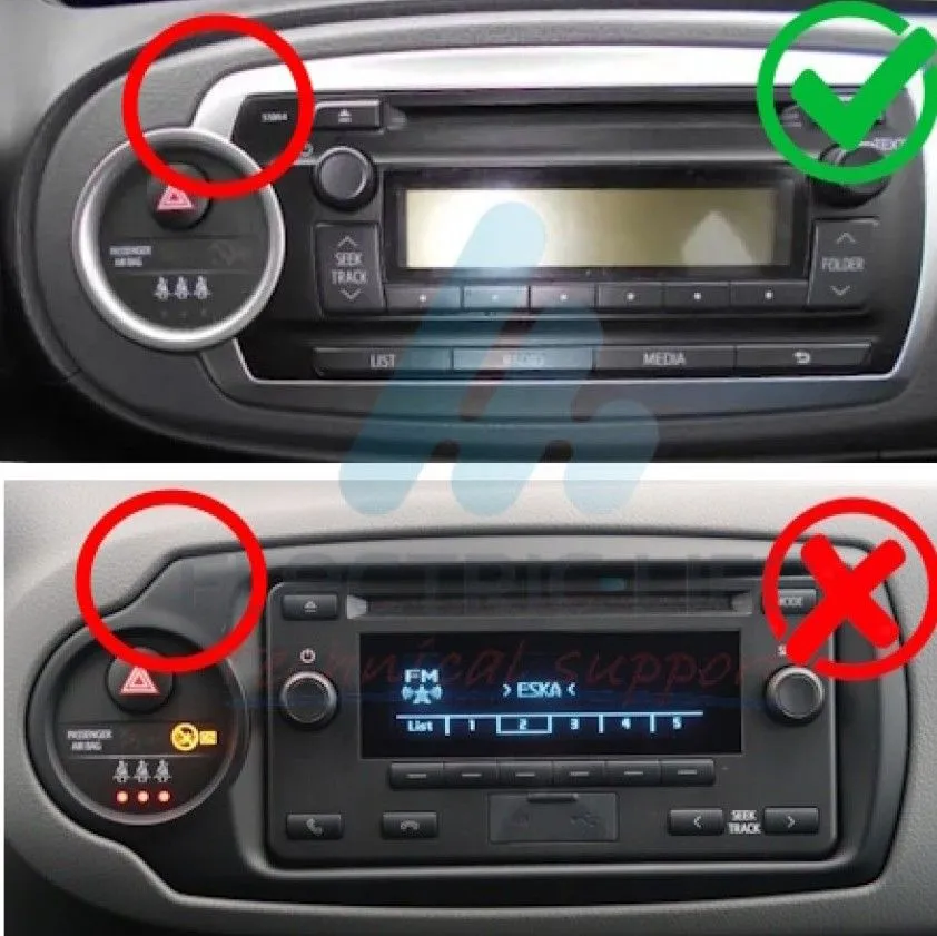 TOYOTA YARIS DASHBOARD DIGITALIQ