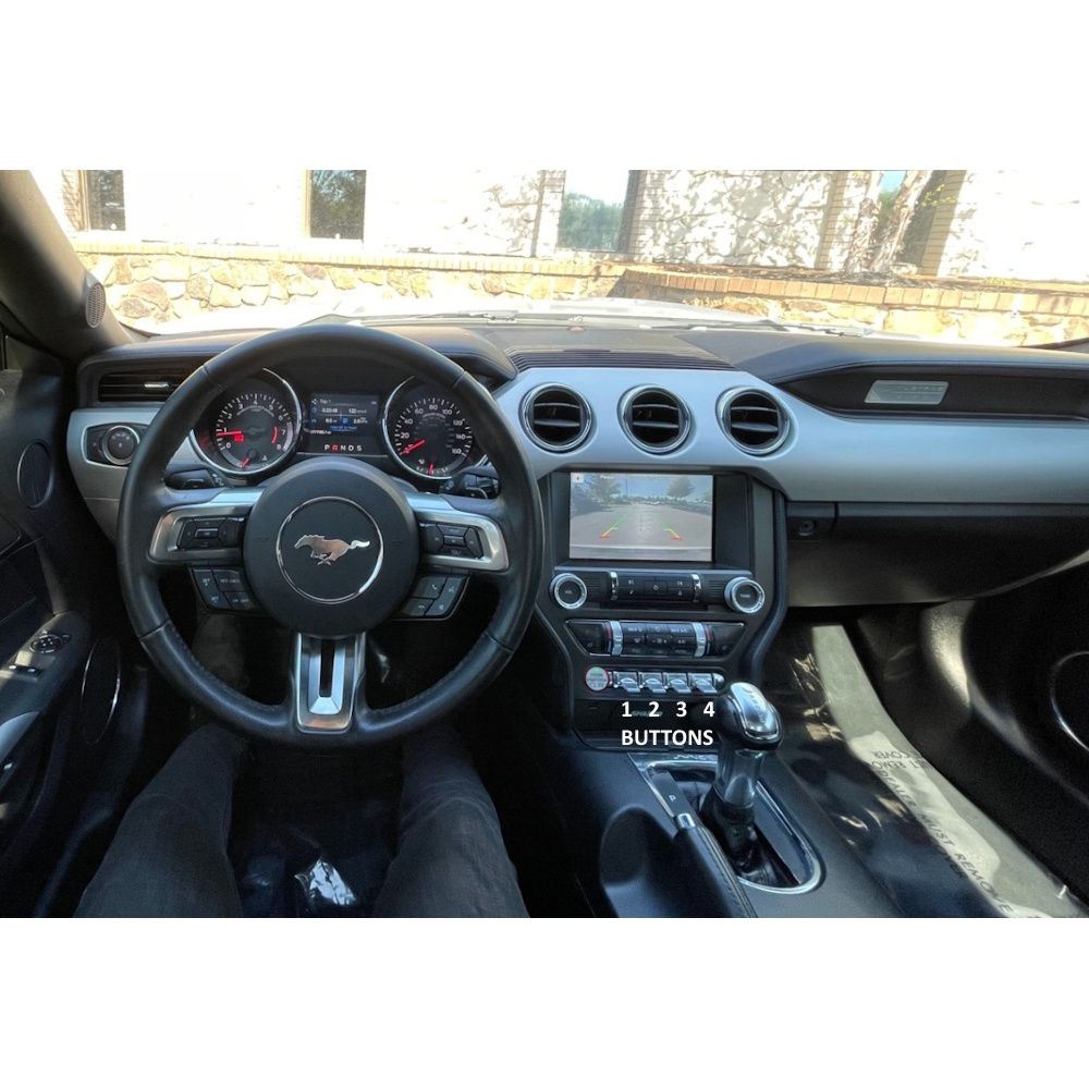 FORD MUSTANG 2015-2020 DASHBOARD DIGITALIQ 166 4BUTTON