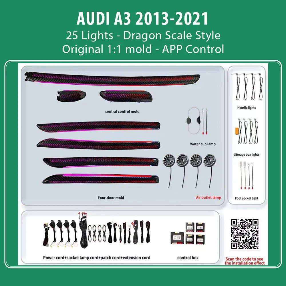 AUDI_A3_2013-21_25_Ambiernt_Lights_Dragon_Scale_Style_01 AUDI_A3_2013-21_25_Ambiernt_Lights_Dragon_Scale_Style_01