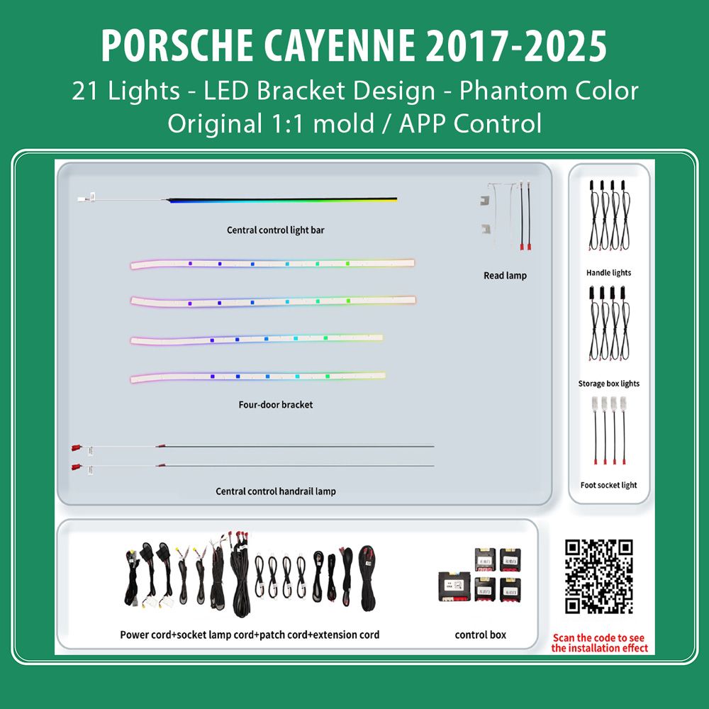 PORSCHE_CAYENNE_2017-25_Ambient_21_Lights_Brackets_Phantom_01